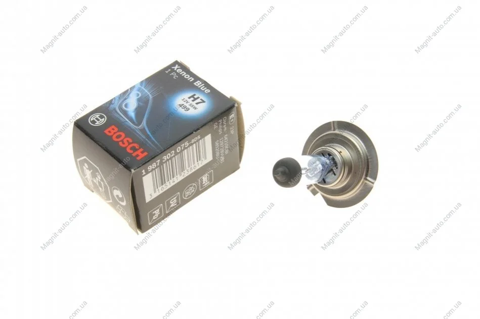 Лампа розжарювання H7 12V 55W PX26d Xenon Blue (вир-во Bosch) BOSCH 1 987 302 075 (фото 1)