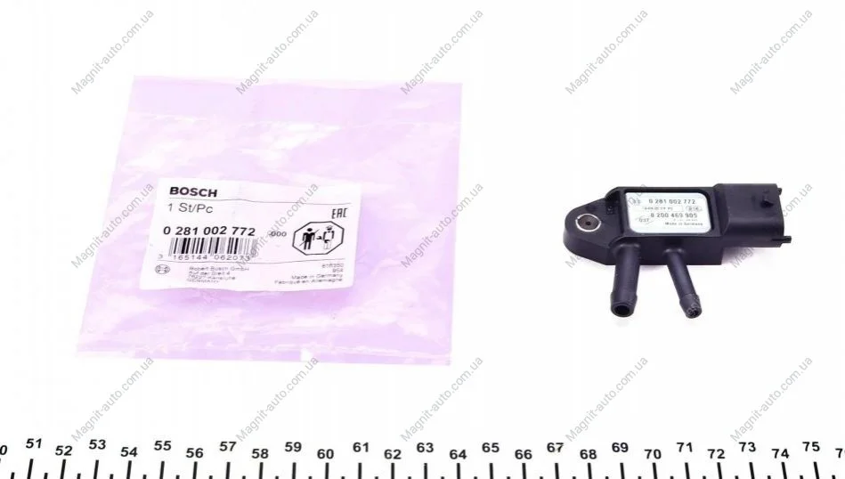 Датчик тиску BOSCH 0 281 002 772 (фото 1)