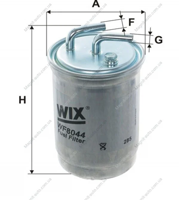 Фильтр топливный FORD ESCORT /PP838/1 (произ-во WIX-FILTERS) WIX FILTERS WF8044 (фото 1)