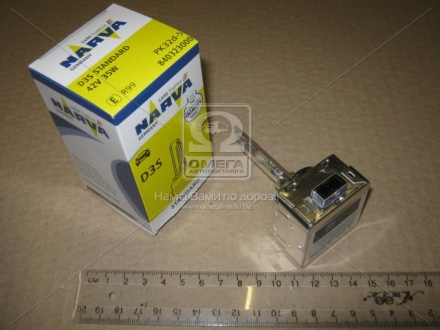 Лампа ксеноновая D3S XENON 42В, 35Вт, PK32d-5 NARVA 84032