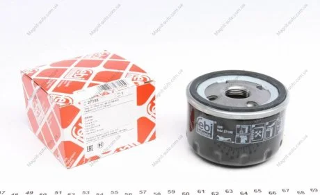 Фильтр масляный RENAULT SANDERO, LOGAN, DUSTER (пр-во FEBI) FEBI BILSTEIN 27155