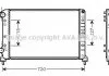 Радіатор охолодження двигуна Fiat Doblo I 1,2i 1.9D 01>10, 1,4i 1,6-16V 09/05>10 MT AC- AVA AVA COOLING FTA2261 (фото 1)