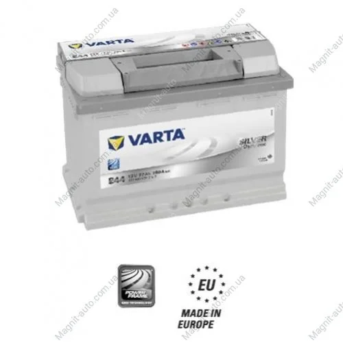 Акумулятор 77Ач 780А -/+ 278*175*190 Silver Dynamic E44 VARTA 577 400 078 (фото 1)