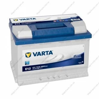 Аккумулятор 74Ah-12v Dynamic SLI (E12) (278x175x190),L,EN680 VARTA 574 013 068