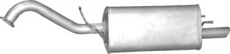 Глушитель задн. DAEWOO,CHEVROLET TACUMA (пр-во Polmostrow) POLMOSTROW 05.35