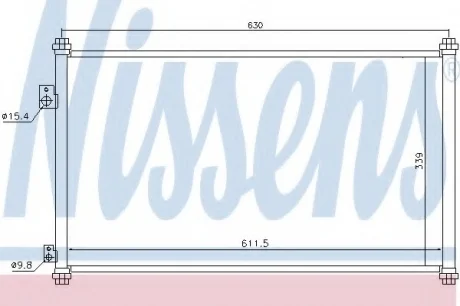 Конденсатор без хладогену NISSENS 94733