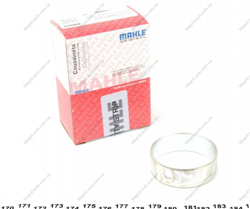 Вкладиш пром. вала GOLF/CADDY/FABIA 1.0-1.8 97-08 MAHLE / KNECHT 029 LB 18192 000 (фото 1)