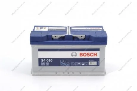 Аккумулятор 80Ah-12v (S4010) (315x175x175),R,EN740 BOSCH 0092S40100