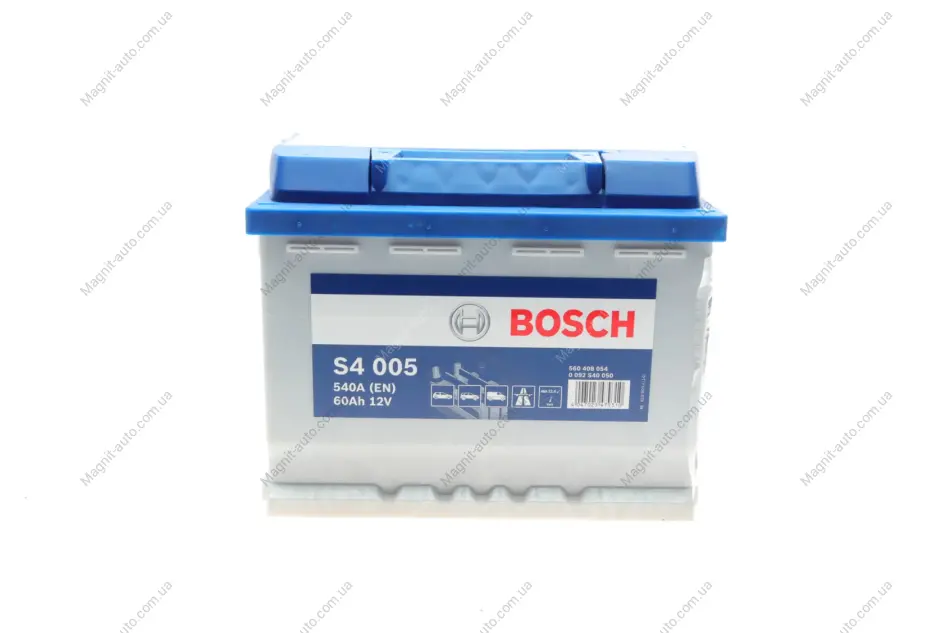 Акумулятор Bosch 12В 60Ач 540А(EN) R+ BOSCH 0092S40050 (фото 1)