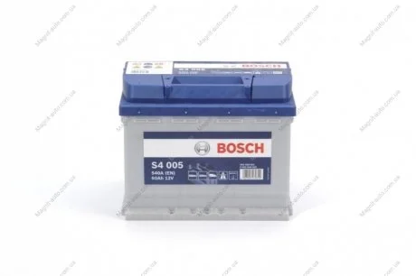 Аккумулятор 60Ah-12v (S4005) (242x175x190),R,EN540 BOSCH 0092S40050