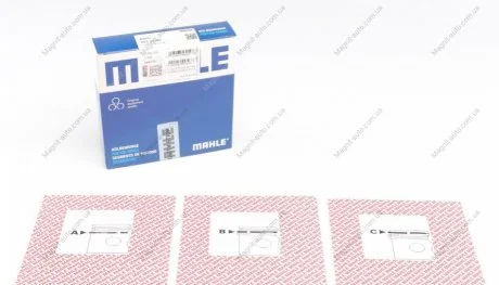 Кільця поршневі MAHLE / KNECHT 083 20 N0