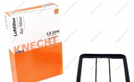 Фильтр воздушный CITROEN, MITSUBISHI (Knecht-Mahle) MAHLE / KNECHT LX2616