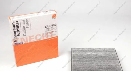 Фильтр салона TOYOTA, LEXUS угольный (Knecht-Mahle) MAHLE / KNECHT LAK490