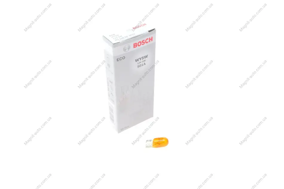 Лампа 12V 5W WY5W ECO - кратн. 10 шт BOSCH 1987302820 (фото 1)