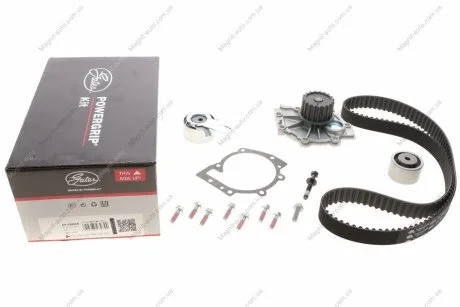 Комплект ремня ГРМ (+помпа) Volvo C30/S40/S60/V60/V70 2.0/2.4D 01- Gates KP15580XS