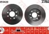 Диск тормозной, CHEVROLET/DAEWOO, 1.0-1.4, B10S1, 02- TRW DF4439 (фото 1)