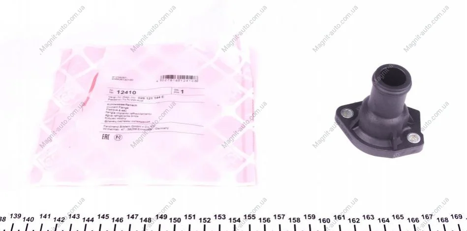 Фланец системы охлаждения VW Golf / VW Passat / VW Polo FEBI BILSTEIN 12410 (фото 1)
