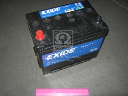 Аккумулятор 70Ah-12v EXCELL(266х172х223),L,EN540 EXIDE EB705