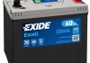 Аккумулятор 60Ah-12v EXCELL(230х172х220),R,EN390 EXIDE EB604 (фото 1)