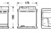 Аккумулятор 50Ah-12v EXCELL(207х175х190),R,EN450 EXIDE EB500 (фото 2)