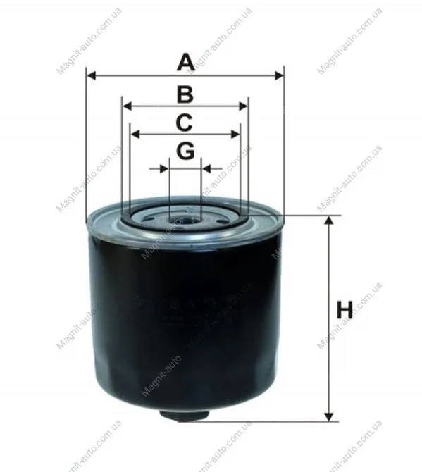 Фильтр масляный AUDI /OP525/5 (пр-во WIX-Filtron) WIX FILTERS WL7277 (фото 1)