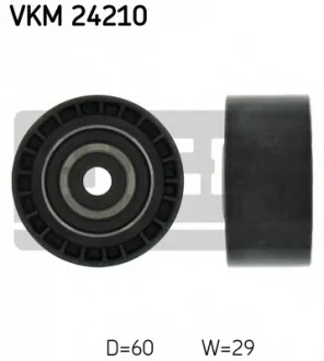 Паразитный, ведущий ролик, зубчатый ремень (пр-во) SKF VKM 24210