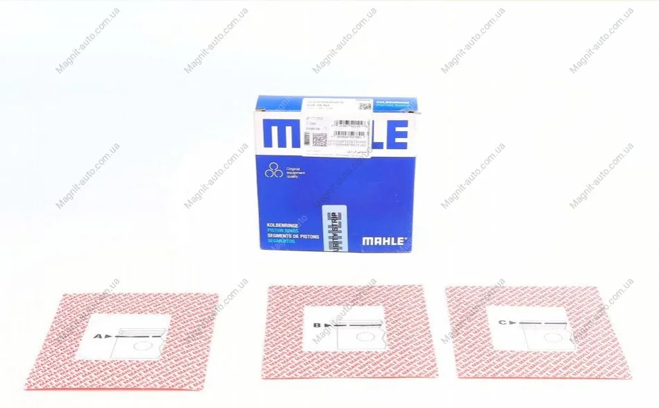 Кільця поршневі VW 1.6/2.4D 77mm MAHLE / KNECHT 029 55 N1 (фото 1)
