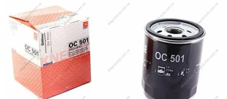 Фильтр масляный ALFA, FIAT, LANCIA (Knecht-Mahle) MAHLE / KNECHT OC501