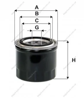 Фільтр оливний двигуна MATIZ /OP539 (вир-во WIX-FILTERS) WIX FILTERS WL7085