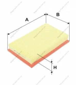 Фильтр воздушный OPEL /AP190 (произ-во WIX-FILTERS) WIX FILTERS WA6707