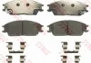 Комплект передних тормозных колодок (с комплектующими.), HYUNDAI ACCENT, ACCENT II, GETZ, LANTRA II 1.1-1.6 10.94-12.10 TRW GDB3331 (фото 2)