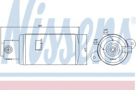 Осушитель кондиционера NISSENS 95076