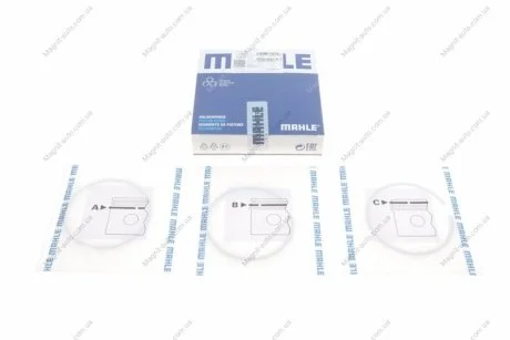 Кільця поршневі, 1.5dCi, 76mm (2-2-2.5) STD MAHLE / KNECHT 022 01 N0