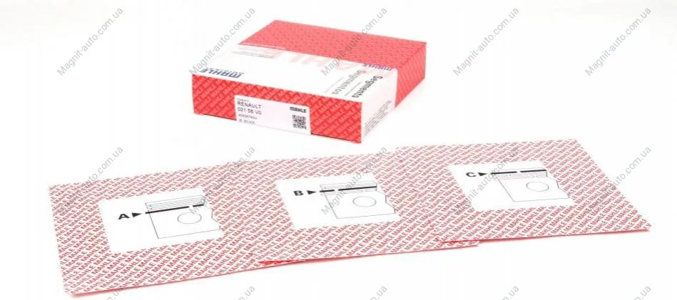 Комплект поршневих кілець Mahle RENAULT MAHLE / KNECHT 021 58 V0 (фото 1)