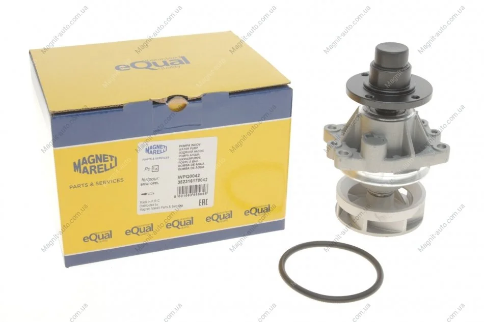 Водяний насос (виробництво Magneti Marelli кор... WPQ0042) MAGNETI MARELLI 352316170042 (фото 1)
