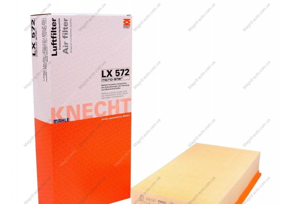 Фільтр повітряний Mahle Citroen, Peugeot MAHLE / KNECHT LX572 (фото 1)