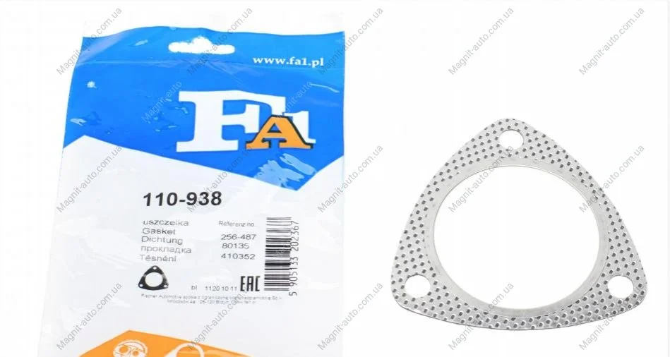 Прокладки до системи випуска відпрацьованих газів Fischer Automotive One (FA1) 110-938 (фото 1)