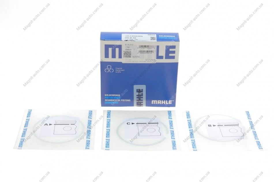 Кольца поршневые MAHLE / KNECHT 030 20 N0 (фото 1)
