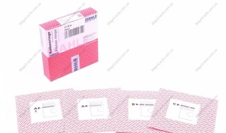 Комплект поршневих кілець Mahle OPEL MAHLE / KNECHT 011 08 N0