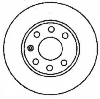 Диск тормозной DAEWOO LANOS R13 передн. Jurid 561248JC