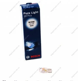 Лампа (відпуск. 1шт) W3W 12В 3Вт Pure Light BOSCH 1987302217