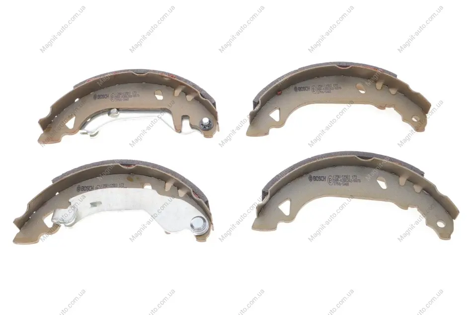 Колодка торм. барабан. FIAT PUNTO, TIPO (пр-во Bosch) BOSCH 0 986 487 250 (фото 1)