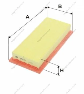 Фільтр повітряний AP095/ (вир-во WIX-FILTERS UA) WIX FILTERS WA6271