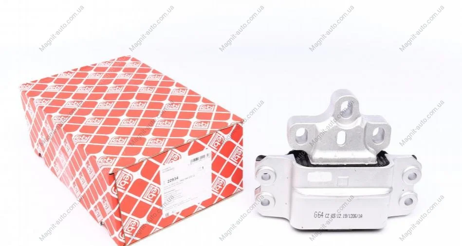 Подушка двигуна AUDI/SEAT/SKODA/VW A3/Leon/Octavia/Caddy/Golf/Touran "2,0TDi "04>> FEBI BILSTEIN 22934 (фото 1)