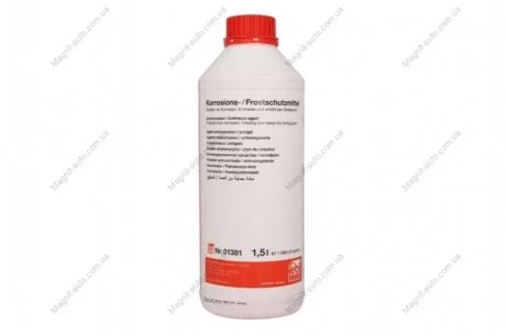 Антифриз FEBI красный концентрат G12 (Канистра 1,5л) FEBI BILSTEIN 01381
