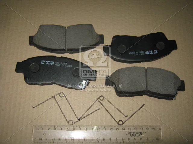Колодка торм. TOYOTA COROLLA -97 передн. (пр-во) CTR CKT-1 (фото 1)
