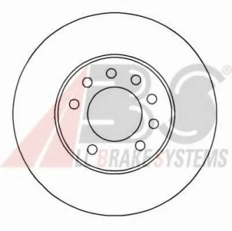 Диск тормозной OPEL ASTRA передн., вент. (ABS) A.B.S. 16953