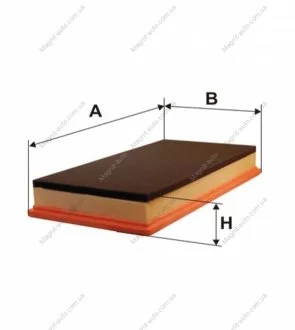 Фильтр воздушный /AP003/3 (произ-во WIX-FILTERS) WIX FILTERS WA6603