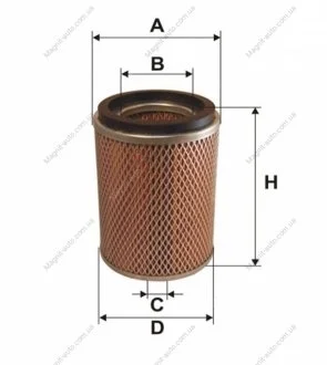 Фильтр воздушный /AM436/1 (произ-во WIX-FILTERS) WIX FILTERS WA6112