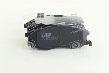 Гальмівні колодки дискові Daewoo Chevrolet Opel 06--> TRW GDB1715